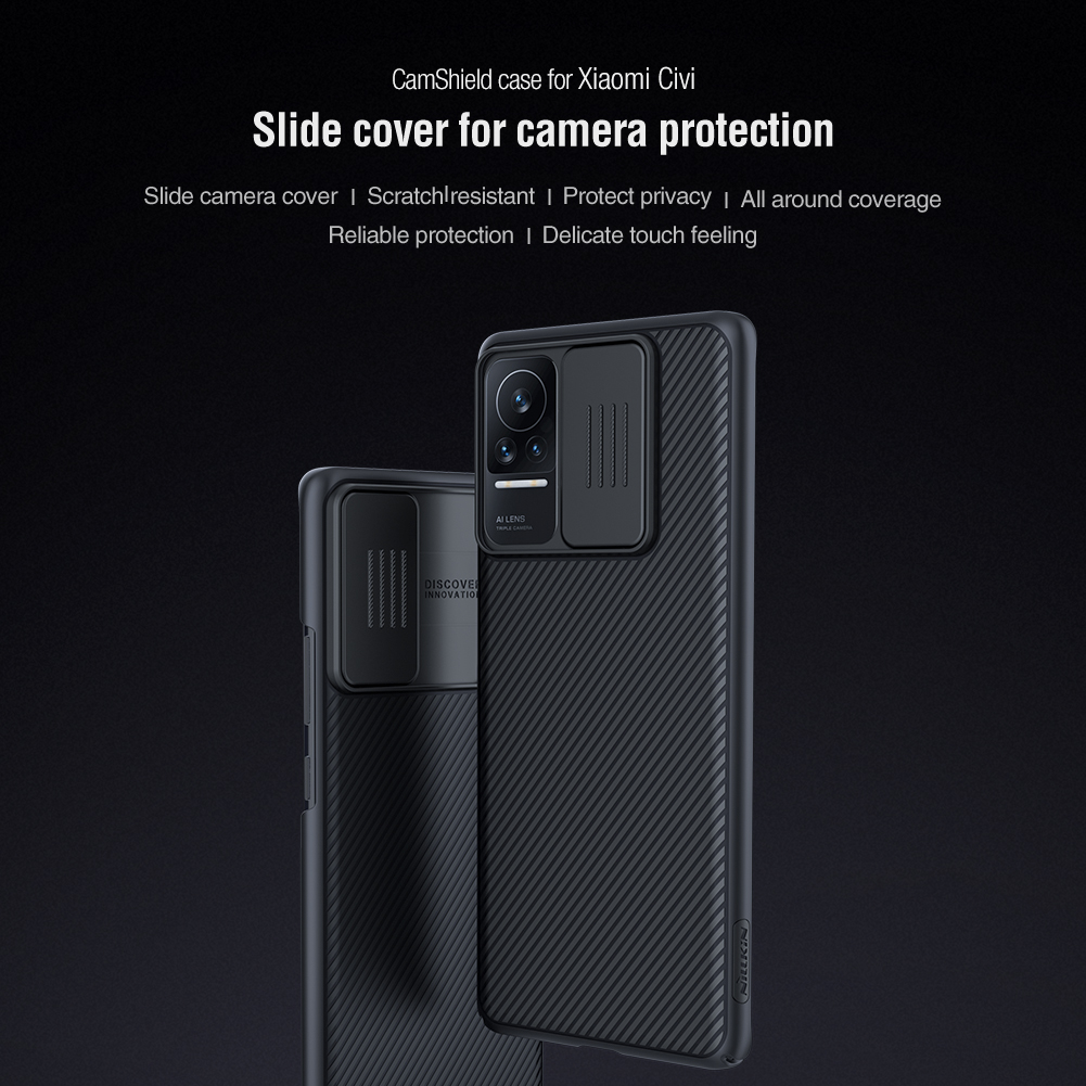 NillkinforXiaomiMiCIVICaseBumperwithLensCoverShockproofAnti-ScratchTPUPCProtectiveCaseNon-Original-1914217-1