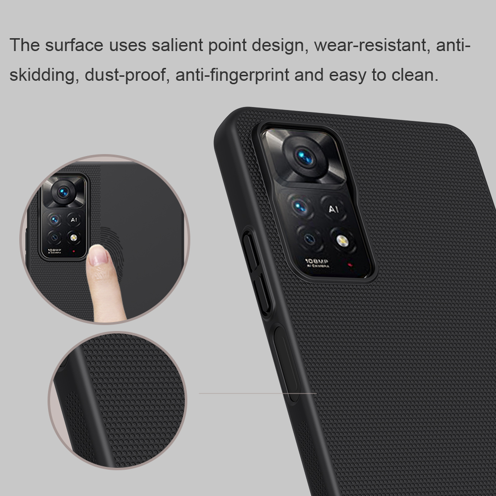 NillkinforXiaomiRedmiNote11Pro11Pro5G11Pro5GIntAnti-FingerprintAnti-ScratchShockproofHardPCProtectiv-1974816-4