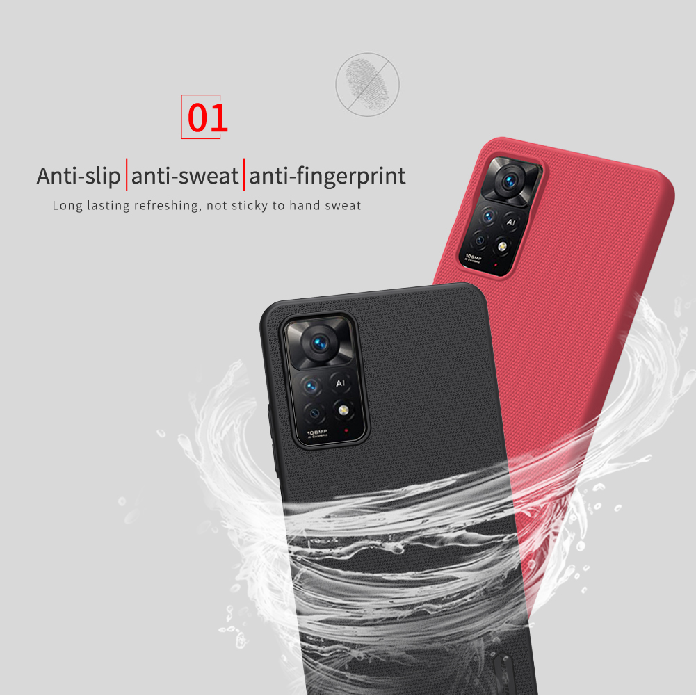 NillkinforXiaomiRedmiNote11Pro11Pro5G11Pro5GIntAnti-FingerprintAnti-ScratchShockproofHardPCProtectiv-1974816-10