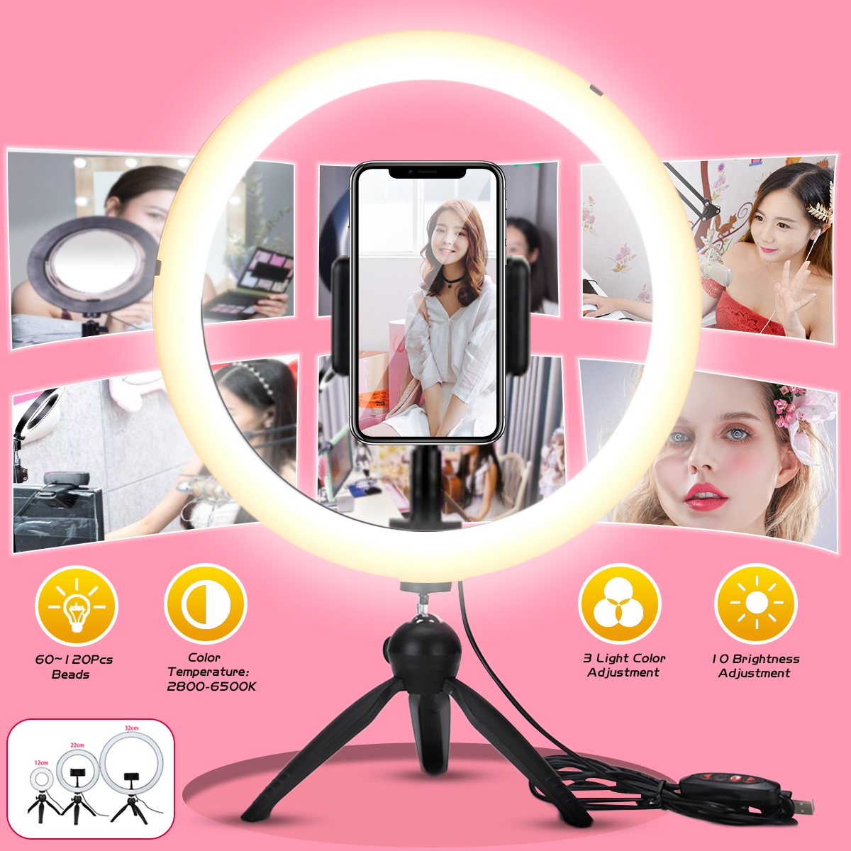 RingLightLEDMakeupRingLampUSBPortableSelfieRingLampPhoneHolderTripodStandPhotographyLighting-1579907-1