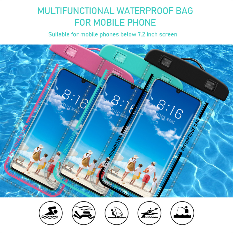 SZ-1Universal30MWaterproofArmbandPhoneCaseSealedDryBagsTransparentSwimmingCellPhonePouchCoverfor72in-2008379-1