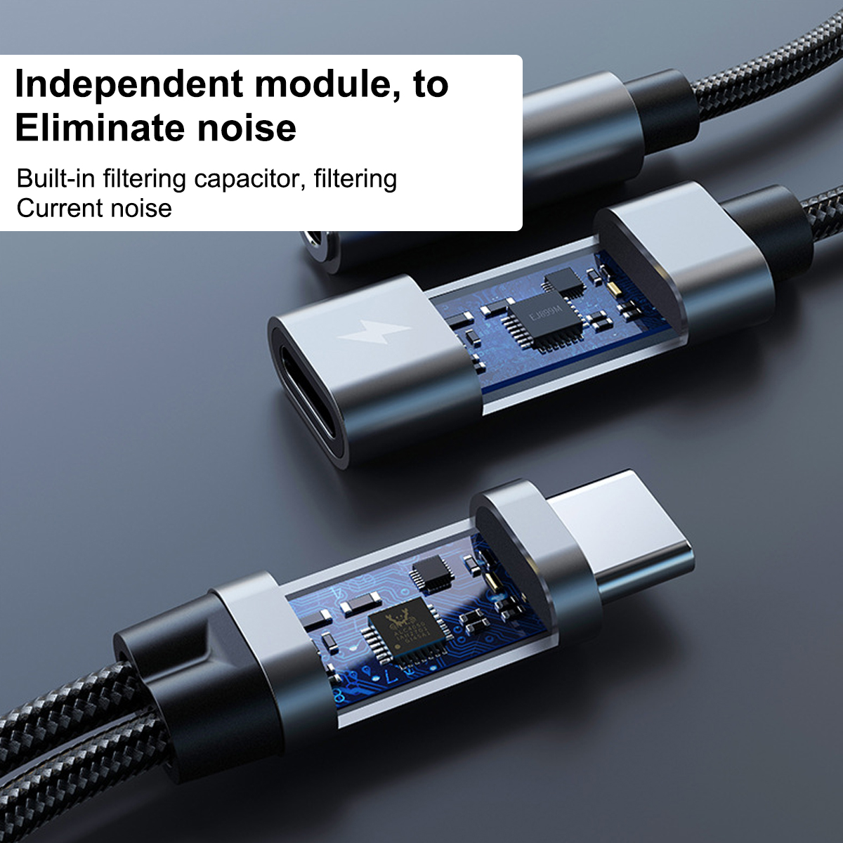 USBTypeCto35mmJackAuxAudioEarphoneAdapterPD60WFastChargingUsb-COTGConverterforHuaweiforSamsungS21Ult-1998263-8