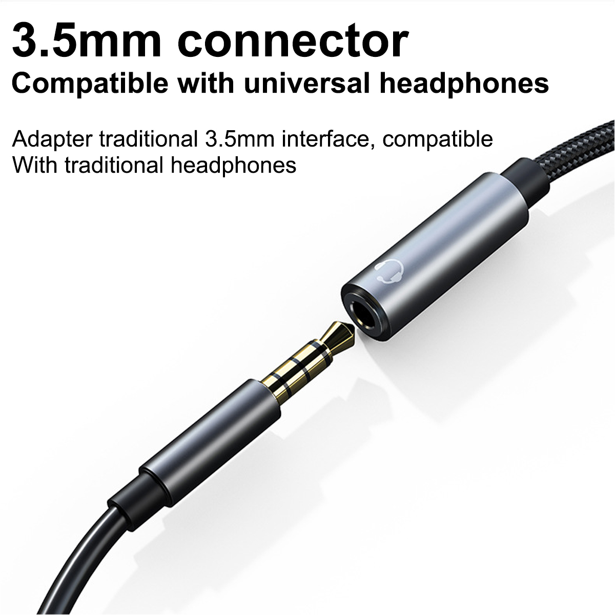 USBTypeCto35mmJackAuxAudioEarphoneAdapterPD60WFastChargingUsb-COTGConverterforHuaweiforSamsungS21Ult-1998263-9