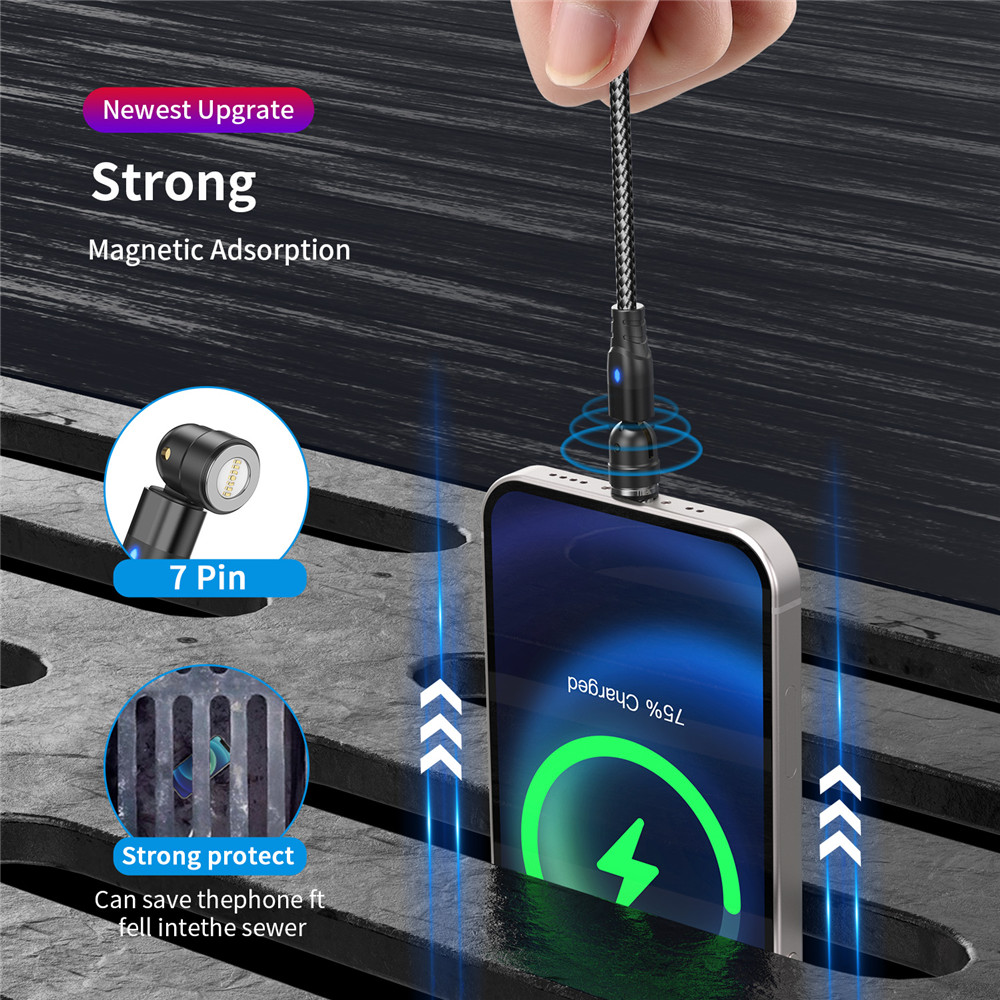 USLIONPD60WType-CforType-CiPMicroCableFastChargingDataTransmissionMagneticLine1M2MLongforiPhone14Pro-1977477-7