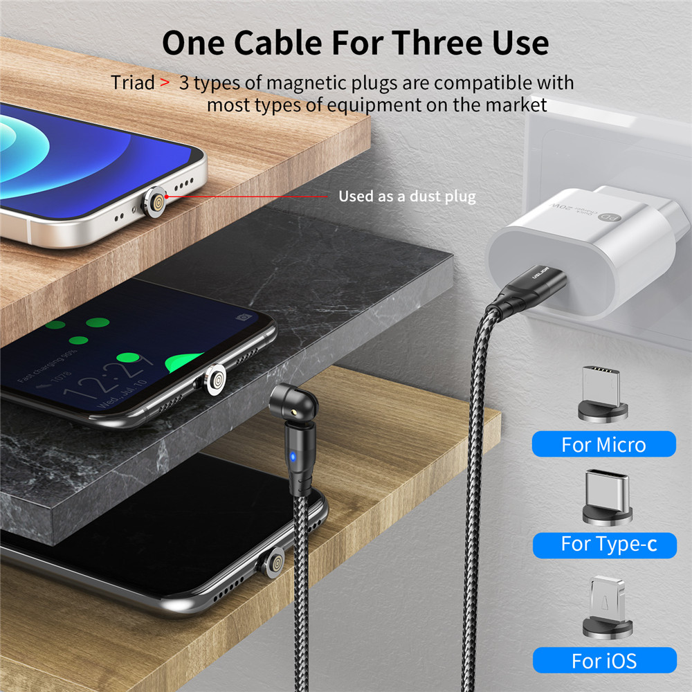 USLIONPD60WType-CforType-CiPMicroCableFastChargingDataTransmissionMagneticLine1M2MLongforiPhone14Pro-1977477-10