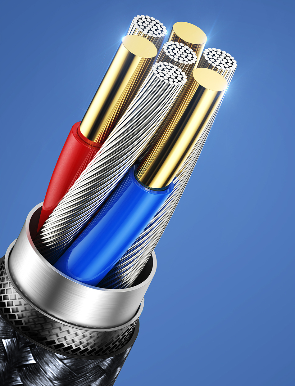 UsamsUS-SJ511U716A100WUSB-AUSB-CtoiPMicroType-CCableFastChargingDataTransmissionCopperCoreLine12MLon-1994686-10