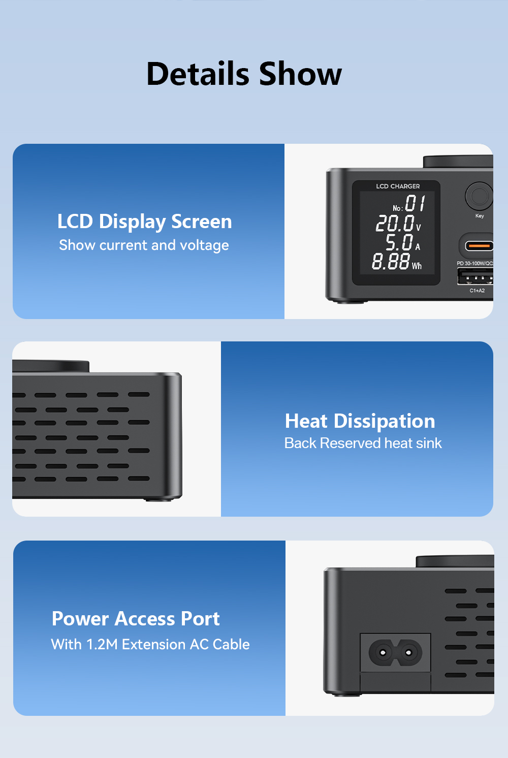 WLX-818DP140W8-PortUSBPDCharger4USB-A4USB-CPDQC30FastChargingDesktopChargingStationwithWirelessCharg-1994955-9