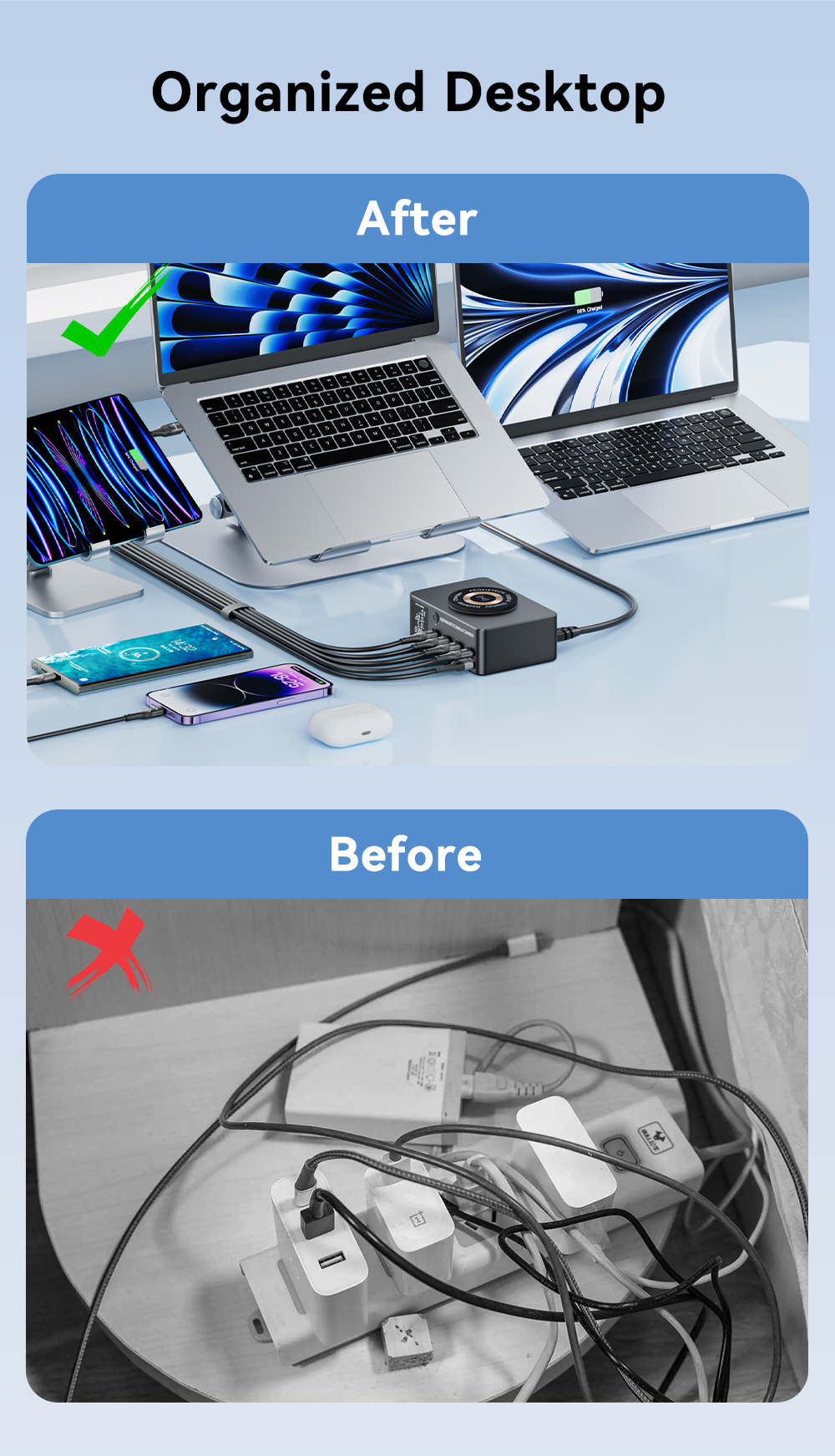 WLX-818DP140W8-PortUSBPDCharger4USB-A4USB-CPDQC30FastChargingDesktopChargingStationwithWirelessCharg-1994955-10