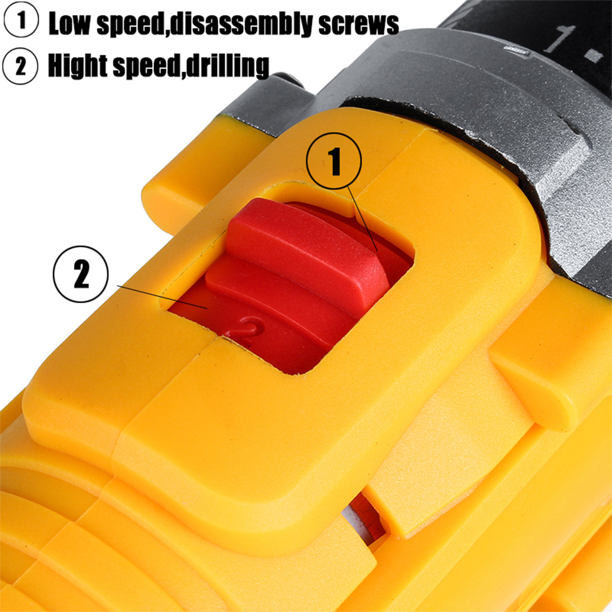 48V2SpeedElectricDrillLi-IonRechargeablePowerHandDrill18GearWithLEDWorkingLightForwardReverseSwitchF-1605260-9