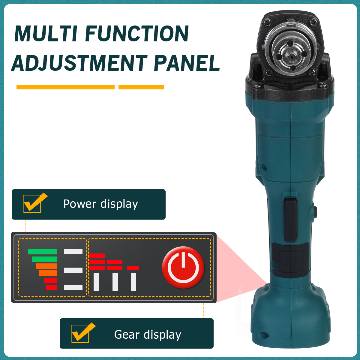 BLMIATKO18V800WLithiumBatteryBrushlessAngleGrinder100MM11000RPMRechargeablePolishingSanderCuttingMac-1638251-4