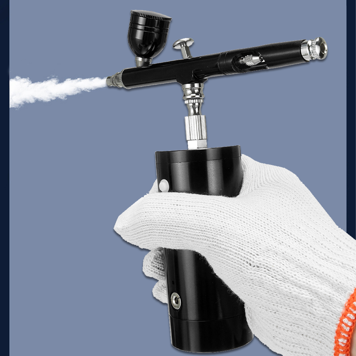 BlackPortableRechargeableMiniElectricSmallAirbrushAirPumpSetMarkerPenAtmosphericPressureModelSprayPa-1920070-13