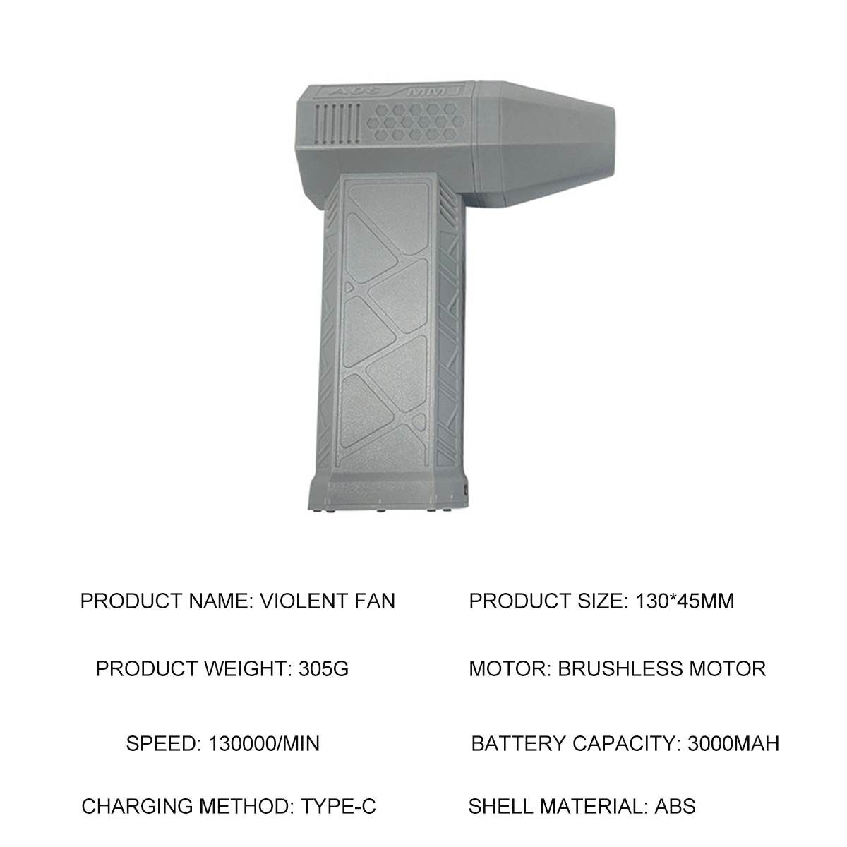 BrushlessViolentWindFanwithHigh-SpeedMotor3000mAhLongLastingBatteryQuickChargePortableLightweightfor-2011481-4