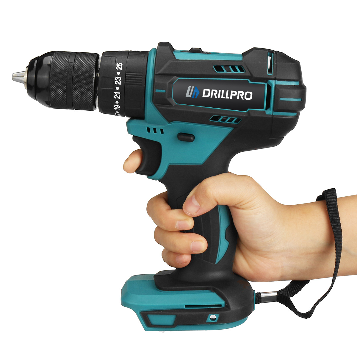 Drillpro10mmChuckImpactDrill350NmCordlessElectricDrillForMak18VBattery4000RPMLEDLightPowerDrills-1642853-1