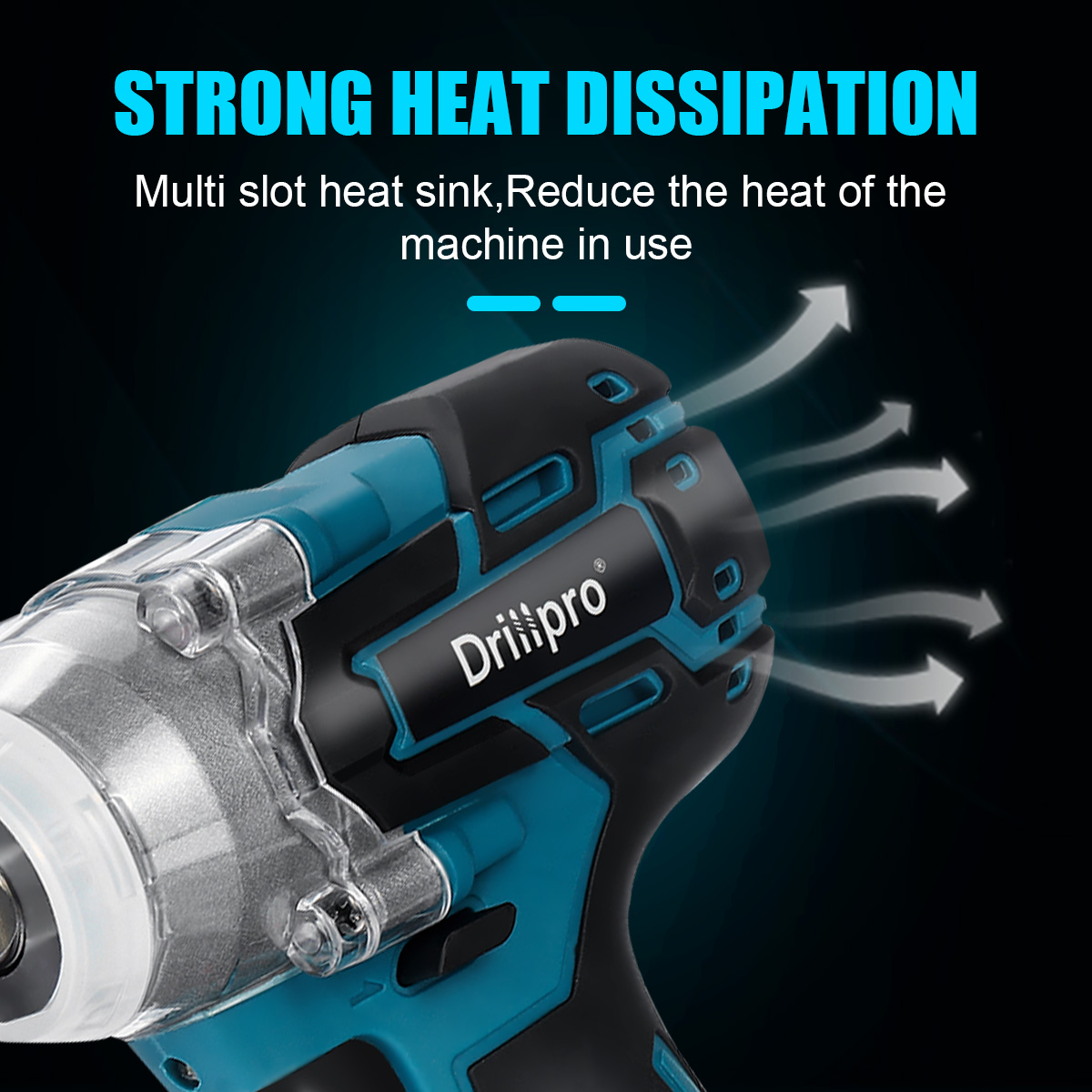 Drillpro18VCordlessBrushlessImpactWrenchElectricScrewdriverSteplessSpeedChange-1576432-5