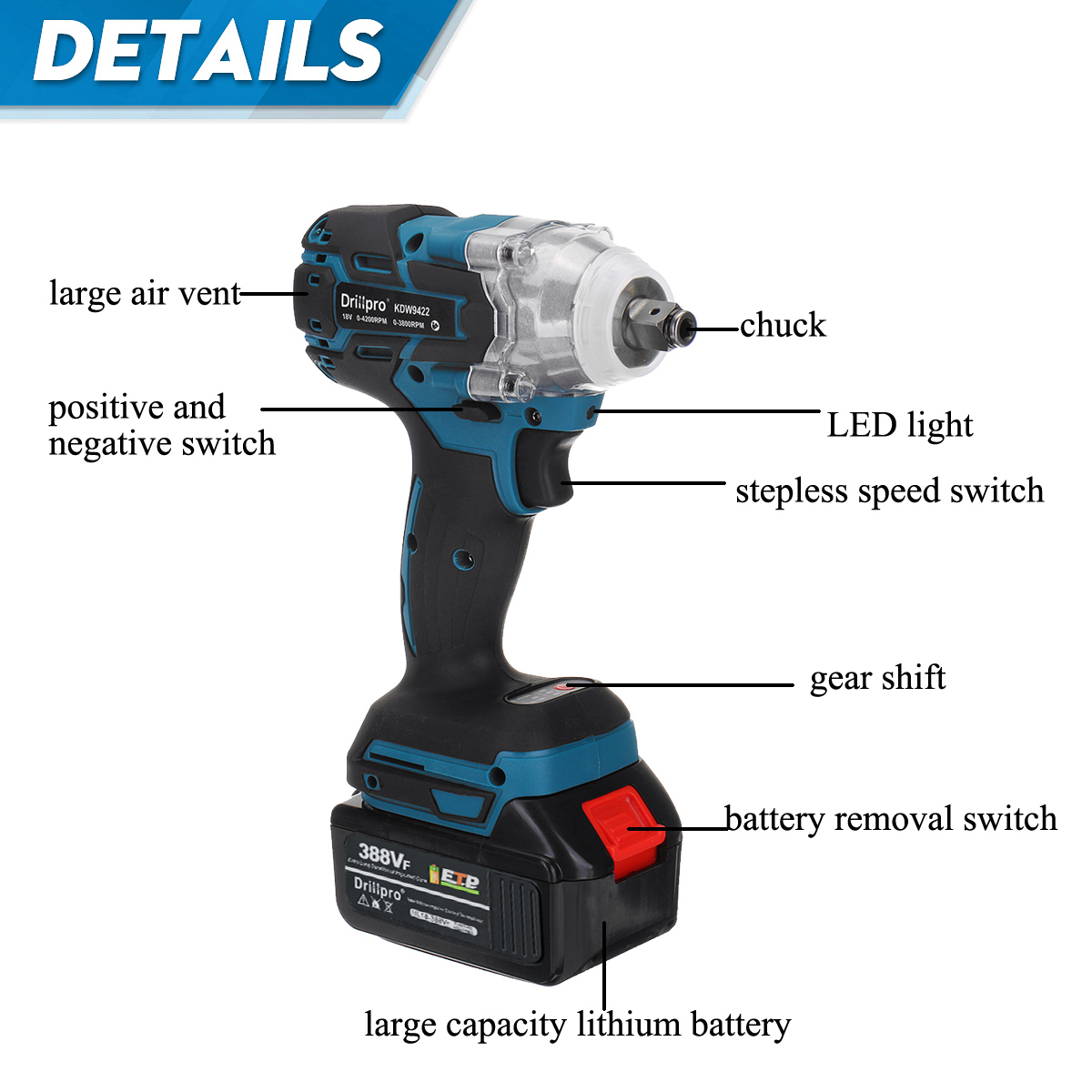 Drillpro2in1520NMBrushlessImpactCordlessElectricWrenchPowerToolW12xBattery-1853643-12