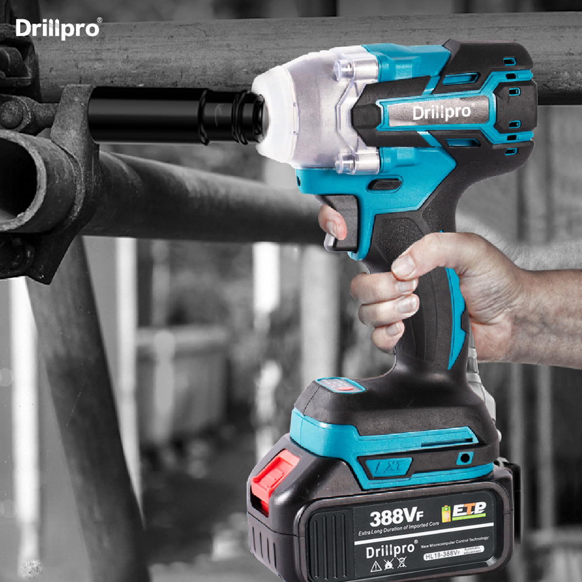 Drillpro2in1520NMBrushlessImpactCordlessElectricWrenchPowerToolW12xBattery-1853643-15