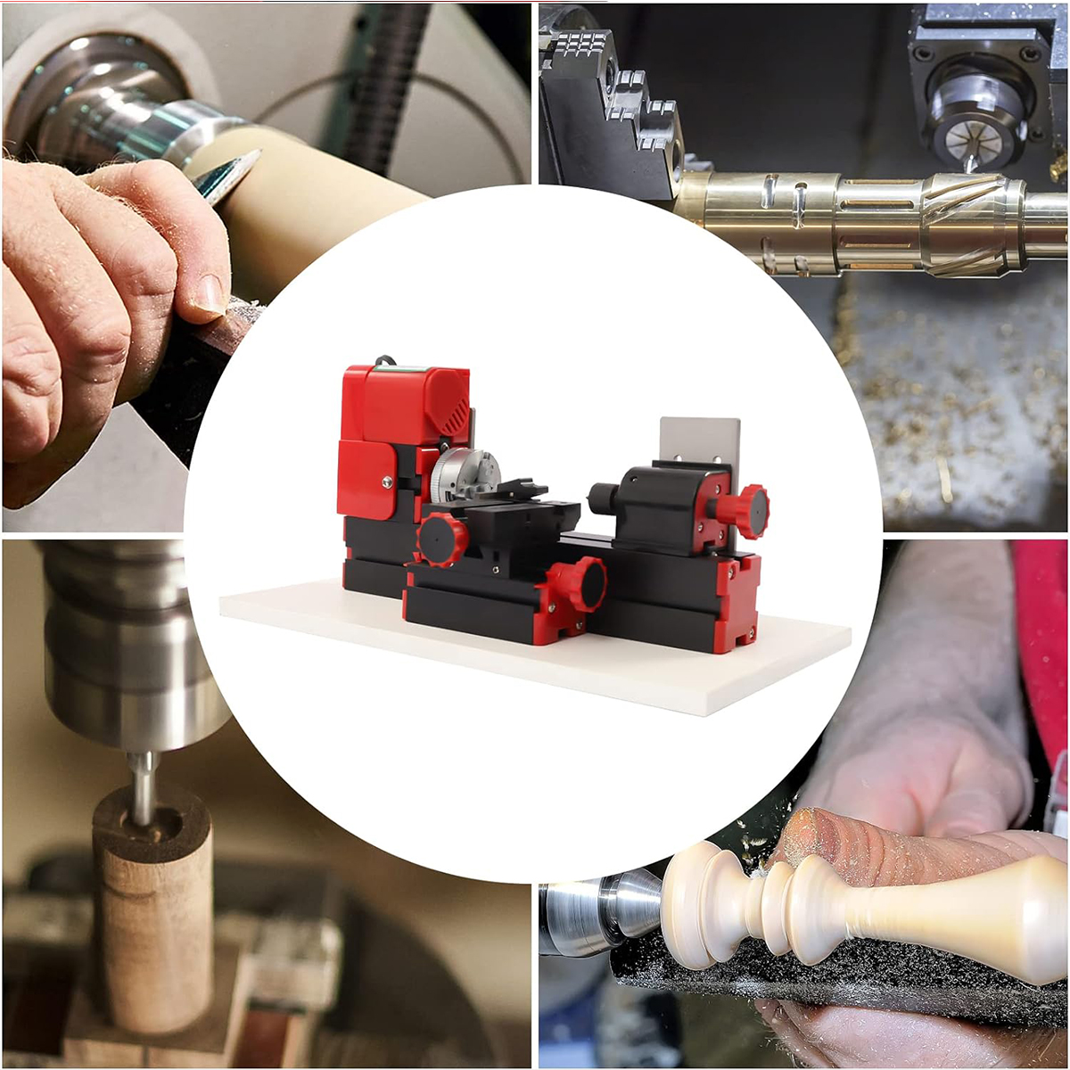EUPlug24W20000rpmminHigh-SpeedMiniWoodMetalLatheMachine12VDIYToolCNCMetalMotorizedLatheMachine-2009560-5