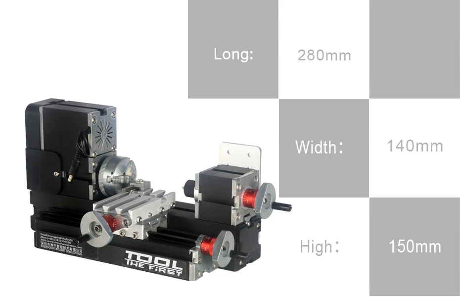 EUPlug60W12000RPMMiniWoodLatheMachinewith12VDC5APowerCapableofPrecisionMachiningwithHigh-SpeedRotary-2010616-1