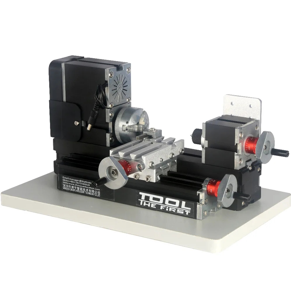 EUPlug60W12000RPMMiniWoodLatheMachinewith12VDC5APowerCapableofPrecisionMachiningwithHigh-SpeedRotary-2010616-7