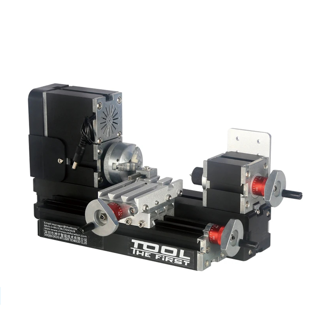 EUPlug60W12000RPMMiniWoodLatheMachinewith12VDC5APowerCapableofPrecisionMachiningwithHigh-SpeedRotary-2010616-8