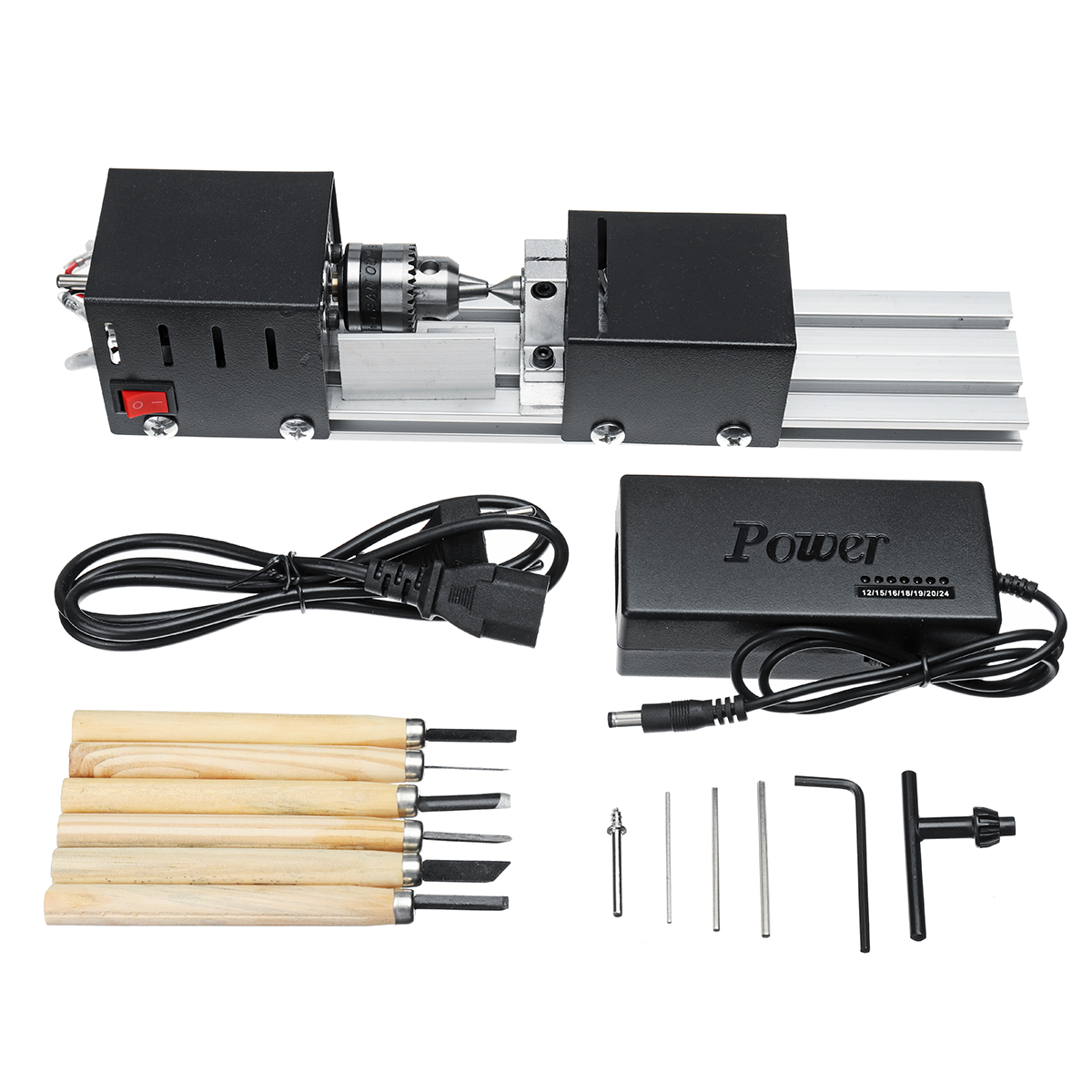 EUPlugWoodLatheSetMiniBeadsMachineMiniatureRotaryToolMultifunctionLatheDIYWoodworkingPearlLatheGrind-2010554-1