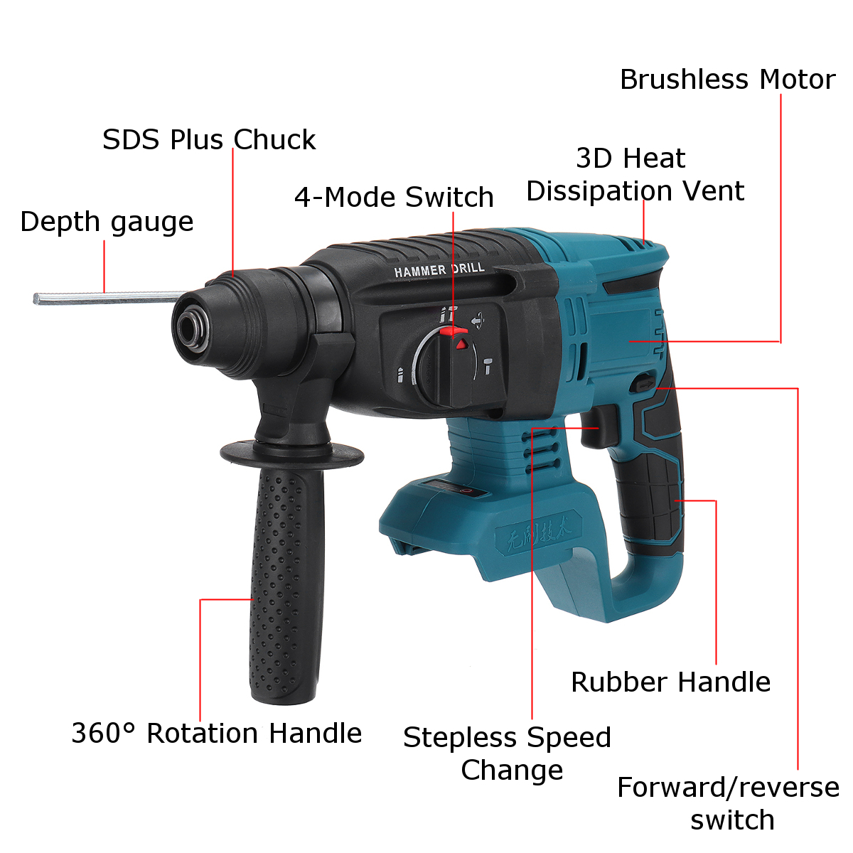 ElectricCordlessDemolitionJackHammerImpactDrillConcreteBreakersPunchKitFor18VMakitabattery-1734622-11