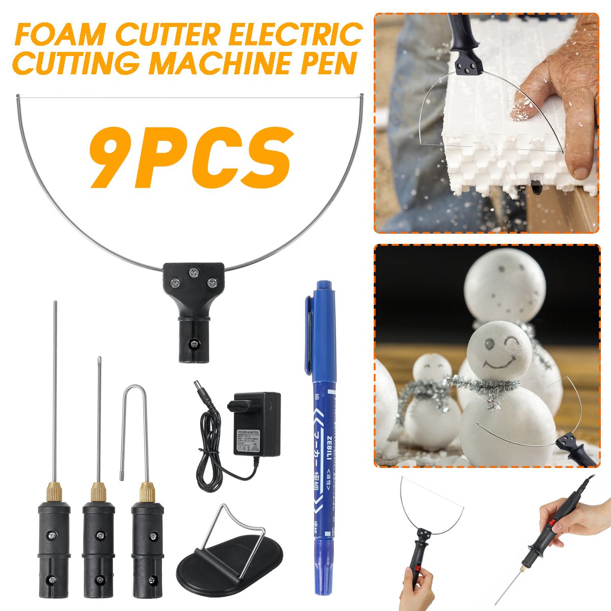 ElectricFoamCutter3in1FoamCutterElectricCuttingMachinePenToolsKit18WStyrofoamCuttingPenwithElectroni-1843526-14