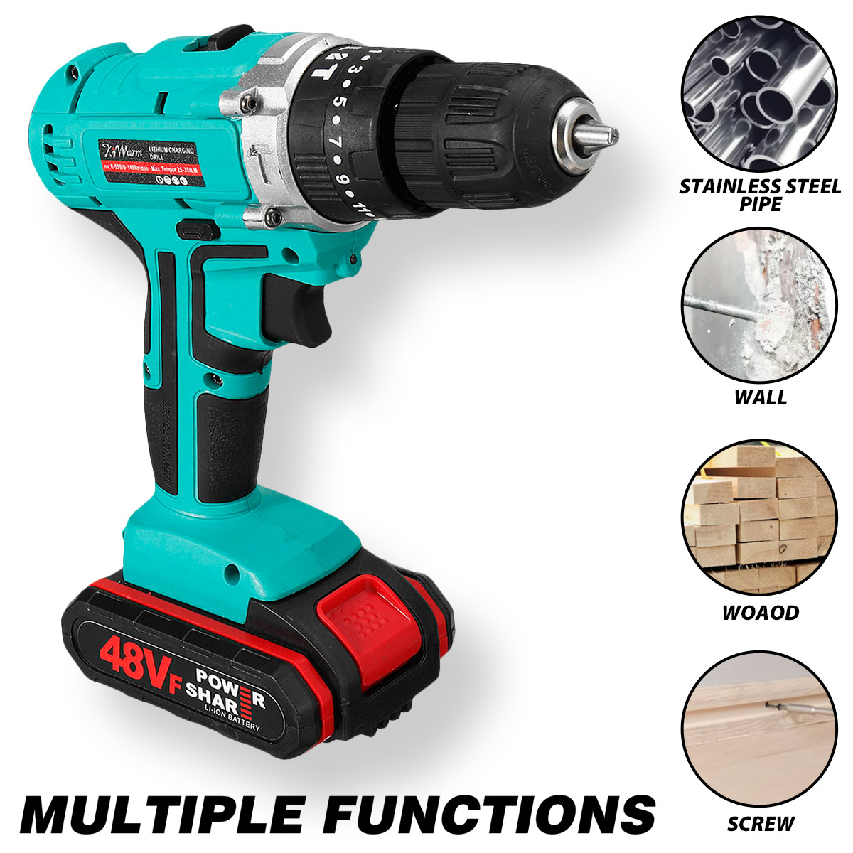KiWarm1200mAh48VFBrushlessCordlessImpactDrillElectricImpactDrillwithBattery-1936524-4