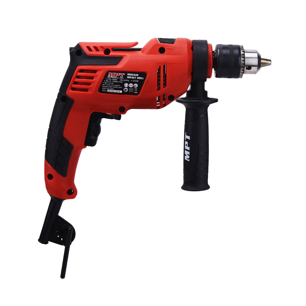 MPTCordedACElectricHammer550W13mmChuckImpactDrillwithAuxiliaryHandleVariableSpeedandMultifunction-1985546-3