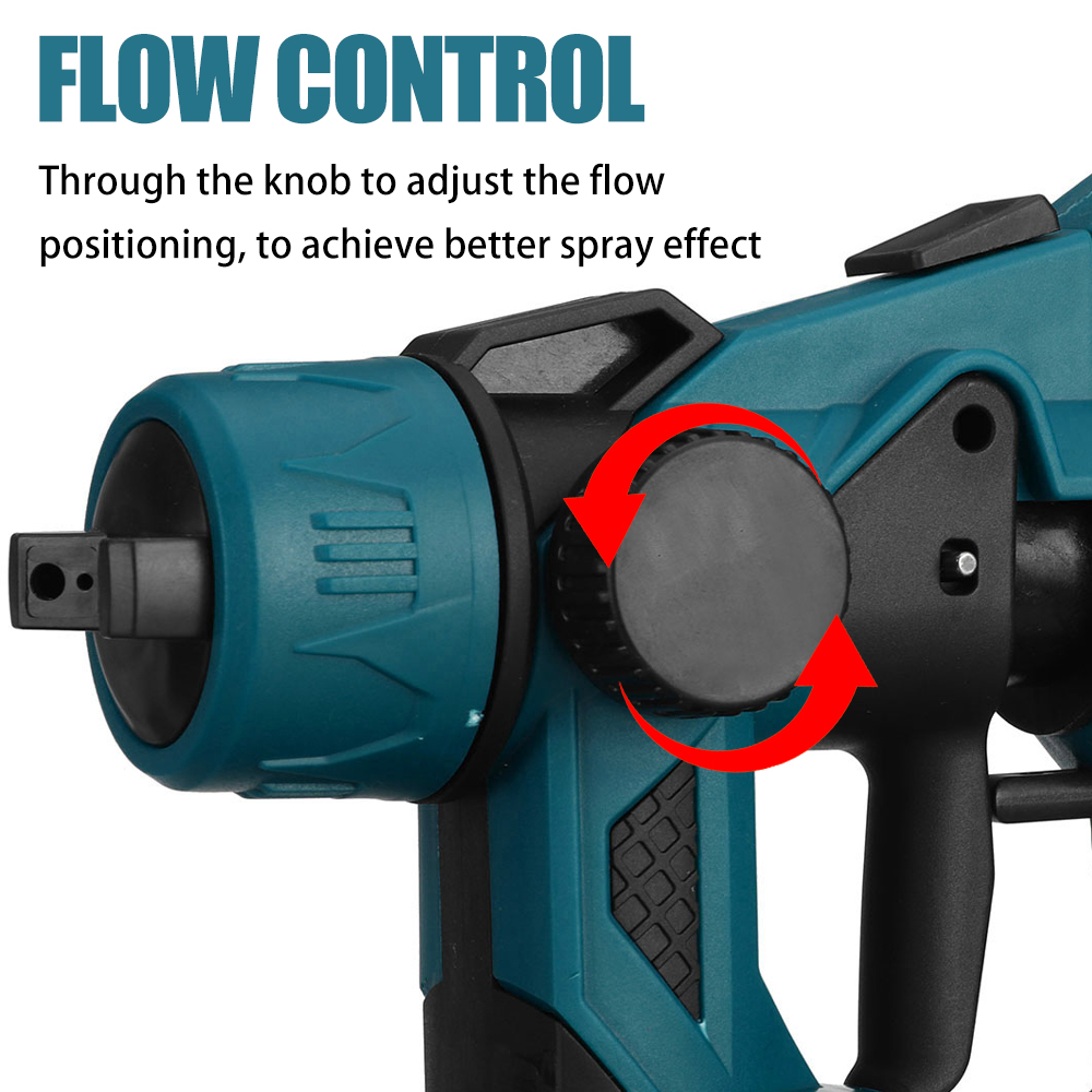 MUSTOOL1300W25000RPMCordlessPaintSprayerSprayGunswithNozzles800MLPot-1939785-4