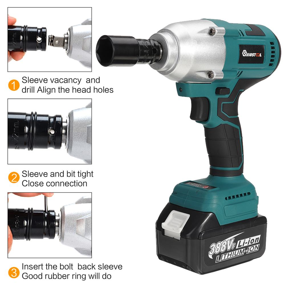 MUSTOOL1600NM6200RPMBrushlessElectricImpactWrench12inchSocketWrenchForwardLockSwitchwithwithoutBatte-1943527-14