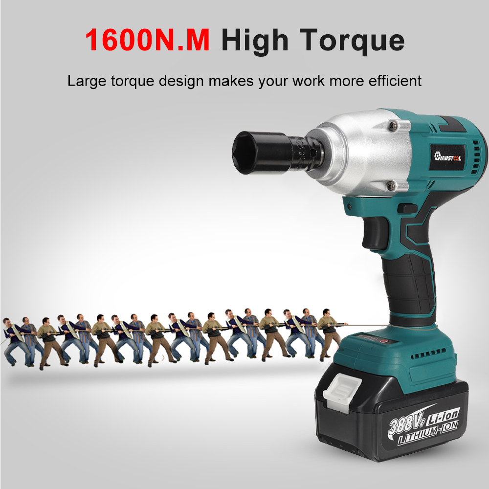 MUSTOOL1600NM6200RPMBrushlessElectricImpactWrench12inchSocketWrenchForwardLockSwitchwithwithoutBatte-1943527-5