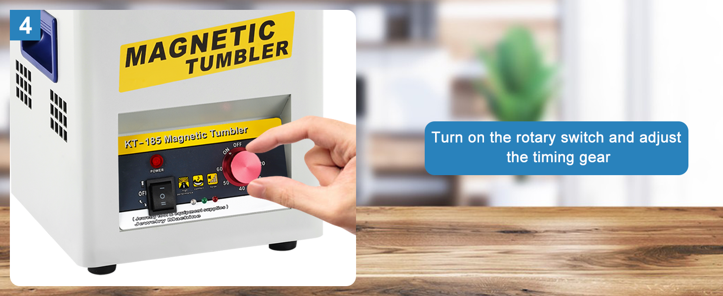 MagneticTumblerJewelryPolisher220VMetalPolishingMachinewithAdjustableFrequencyFastProcessingSpeedfor-2006210-10