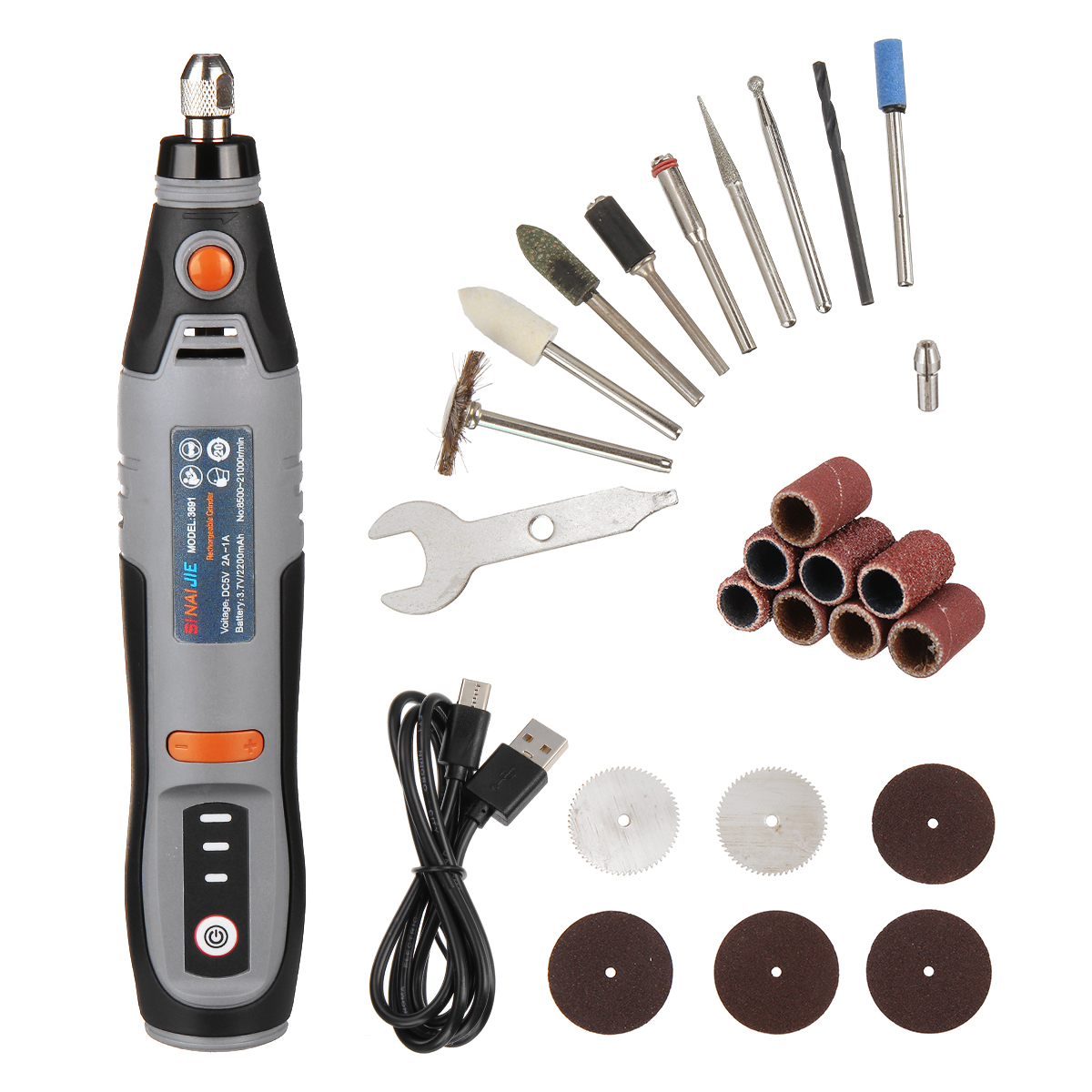 MiniCordlessRotaryTool3-SpeedPowerRotaryKitLEDLightUSBChargingForSmallLightProjectsasPolishingSandin-1993613-2