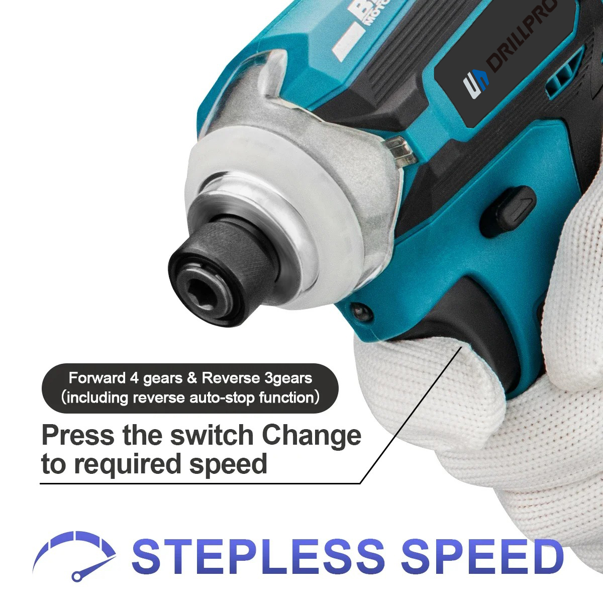 PowerfulBrushlessPowerImpactDriverwithHighTorque588NMCompactDesignLEDLightsMak18VBatteryCompatibleId-2006059-5