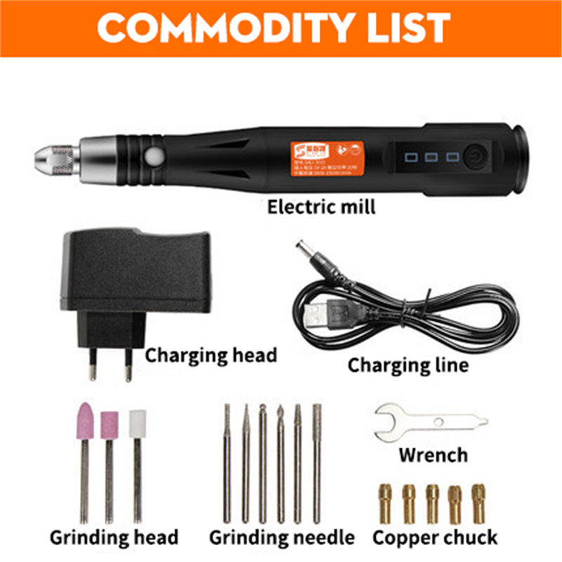 USBCordlessRotaryToolKitWoodworkingEngravingPenDIYForJewelryMetalGlassMiniWirelessDrillWithAccessori-1991235-2