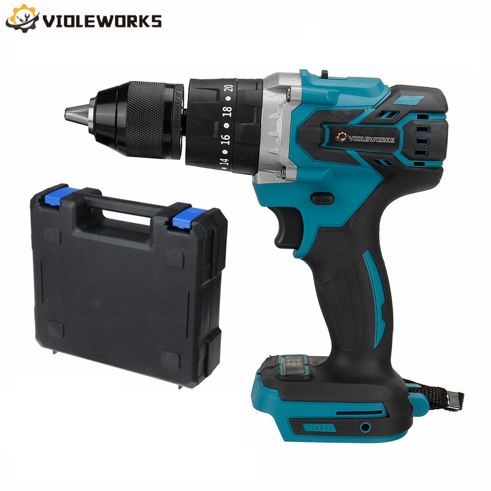 VIOLEWORKS203Torque13mm3In1350NMCordlessElectricImpactDrillDriverBrushlessDriverDrillHammerNoBattery-1989867-1