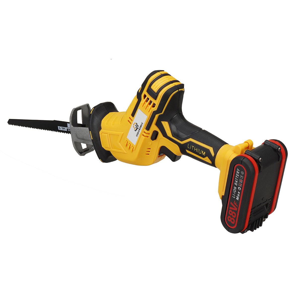 VIOLEWORKS88VF10mmCordlessElectricReciprocatingSaww4BladesElectricWoodCuttingRecipPrunning-1699272-5