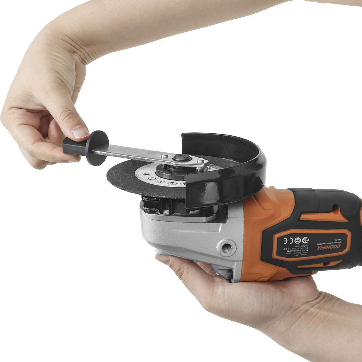 VKRVKN220V8000RPMCordlessAngleGrinderLi-IonBatteryPowerAngleGrinders3-PositionErgonomicHandleDust-Pr-2007865-14