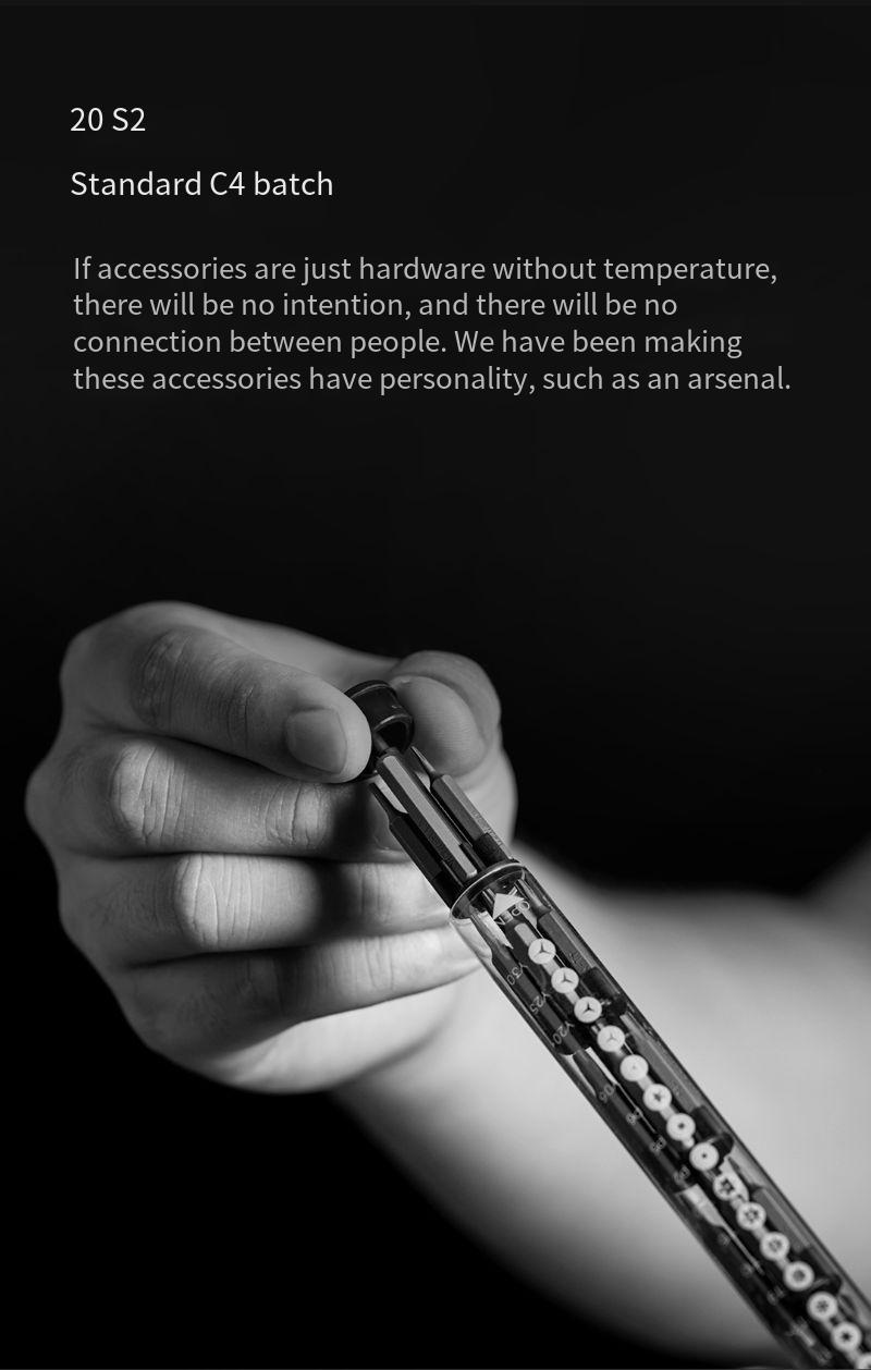 WOWSTICKTRYElectricScrewdriverDeepSpaceAshCompactDesignwith20BatchHeads180DaysStandbyLongBatteryLife-1994196-6