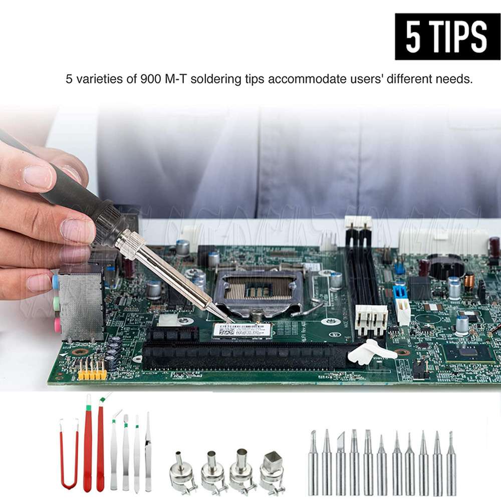 2-in-1HotAirandSolderingIronStationDualLCDDigitalDisplayforPrecisionTemperatureControlwithAutomaticC-2010540-11