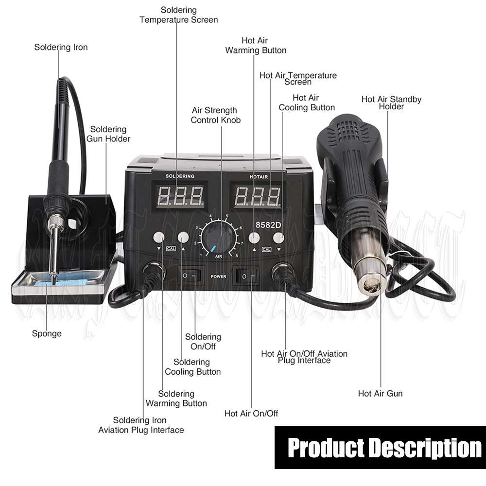 2-in-1HotAirandSolderingIronStationDualLCDDigitalDisplayforPrecisionTemperatureControlwithAutomaticC-2010540-3