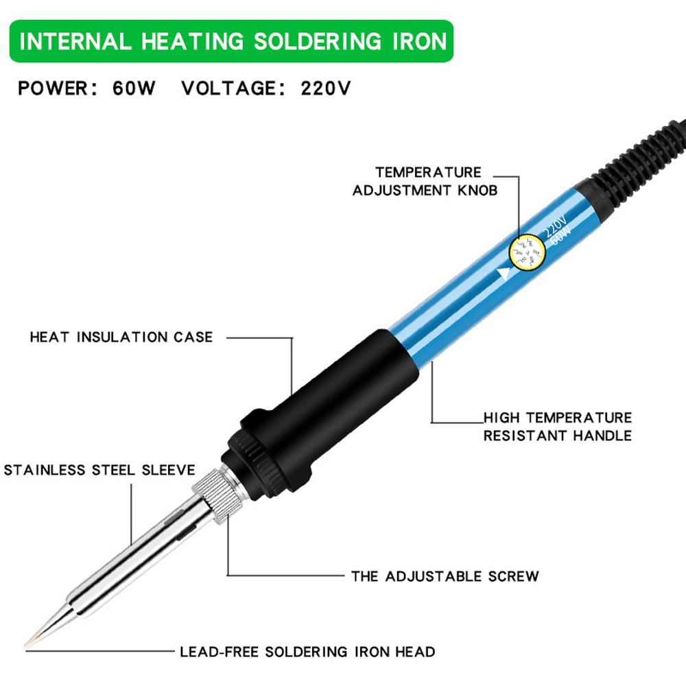 220V60W200-450PlasticandAluminumAlloyAdjustableTemperatureWeldingIronSet-1985802-6