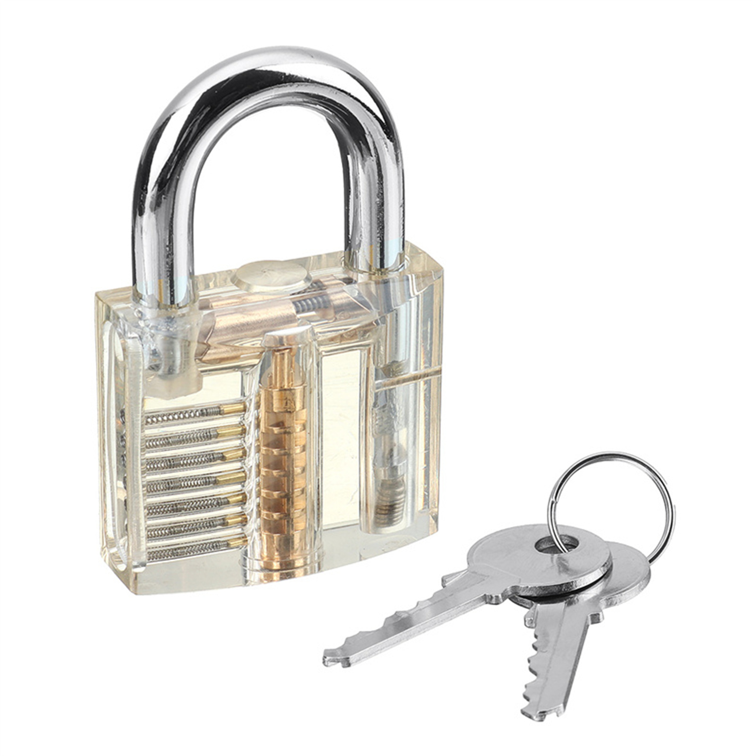 26PCSLocksmithTrainingSetSpringSteelwith3TransparentPadlocksForEasyVisualLearningPortableDesignInclu-2005758-5