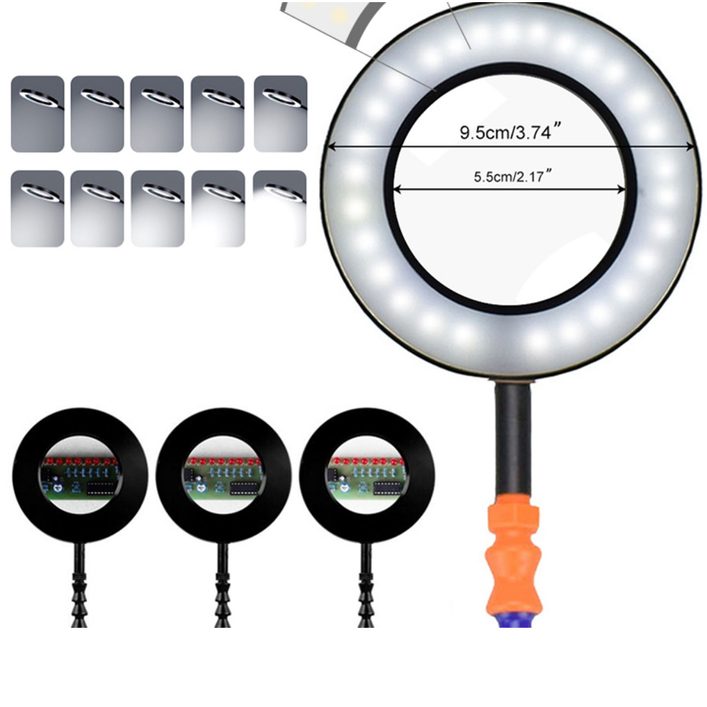 360DegreeRotatableAuxiliarySolderingStationwithAnti-ScratchAlligatorClipsFlexibleY-Shaped3ArmsandSta-2013451-9