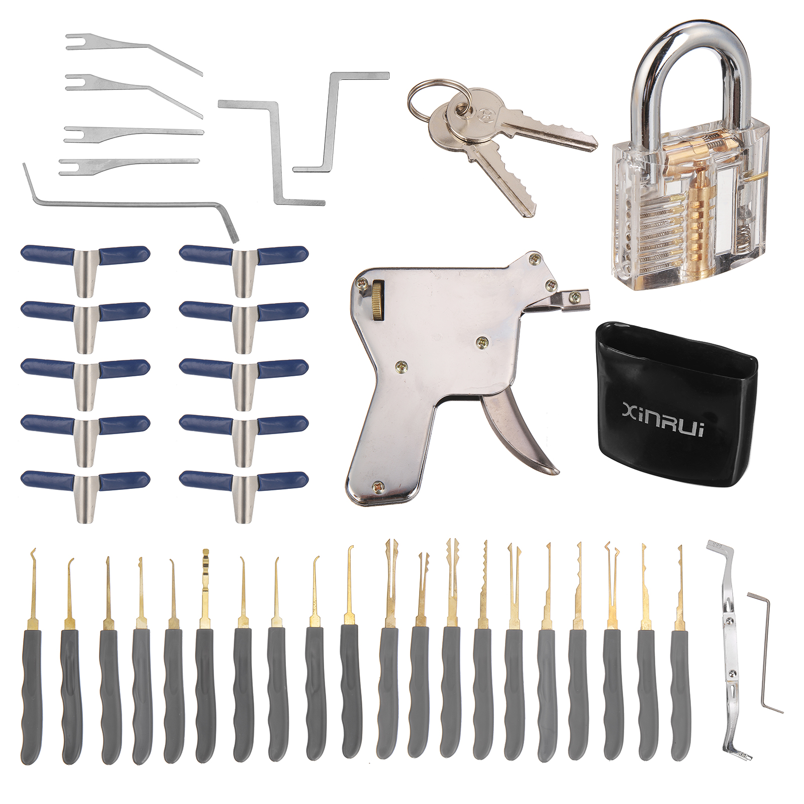 42PCSRubberPadlockTypeLockpickingToolSetSuitableforOpeningOne-WordLocksCarLocksPadlocksEtc-1983790-1