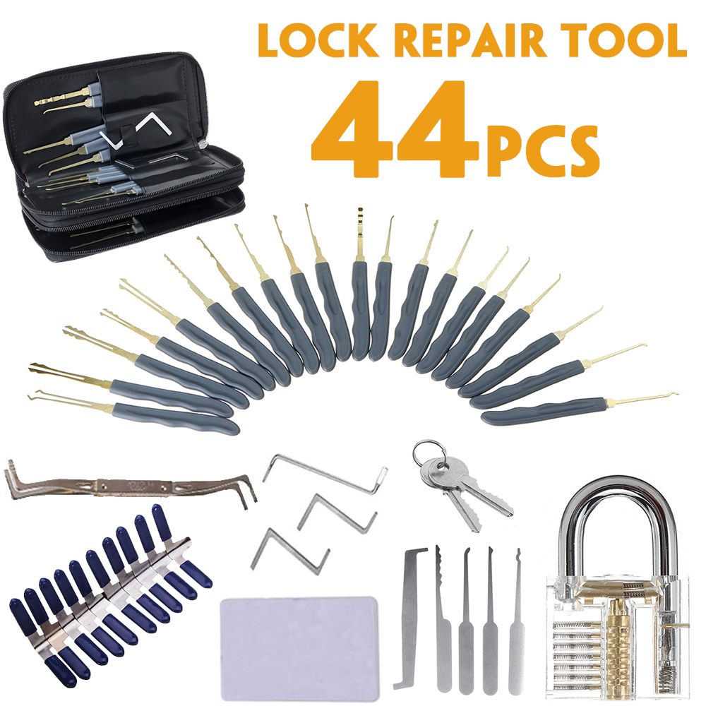 44PcsLockRepairSetsUnlockingPracticeLockPickKeyExtractorPadlockKit-1753910-1