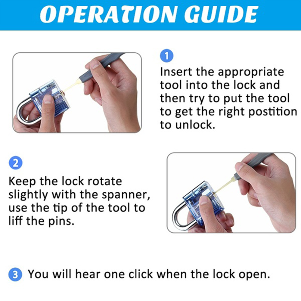 44PcsLockRepairSetsUnlockingPracticeLockPickKeyExtractorPadlockKit-1753910-2