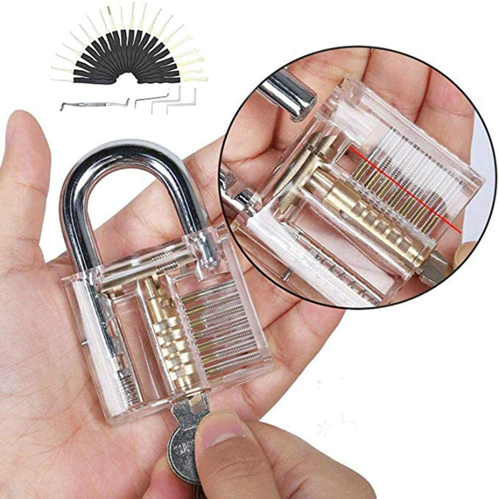 44PcsLockRepairSetsUnlockingPracticeLockPickKeyExtractorPadlockKit-1753910-3