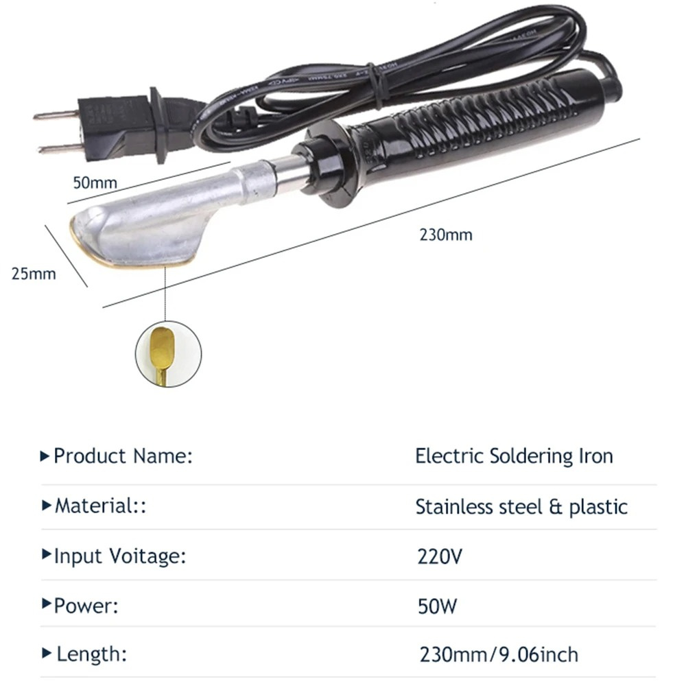 50WCarBumperRepairElectricSolderingIronLeatherIroningToolMaterialWeldingKitSmoothToolBeltPPStickPlas-2004518-5